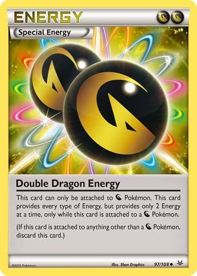 Double Dragon Energy XY - Roaring Skies Pokemon card