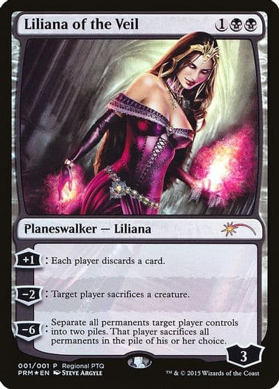Liliana of the Veil Pro Tour Promos Magic card