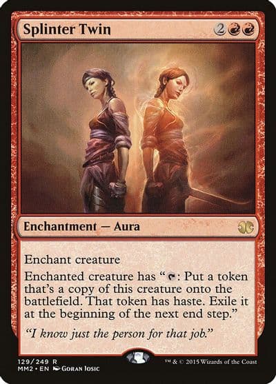 Splinter Twin Modern Masters 2015 Magic card