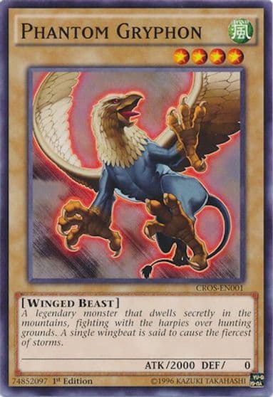 Phantom Gryphon Crossed Souls Yu-Gi-Oh! card