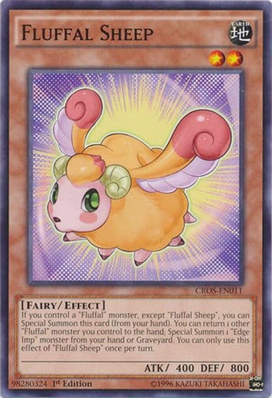 Fluffal Sheep Crossed Souls Yu-Gi-Oh! card