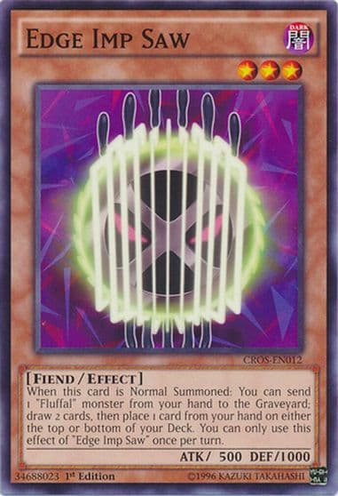 Edge Imp Saw Crossed Souls Yu-Gi-Oh! card