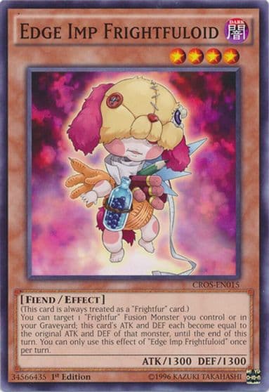 Edge Imp Frightfuloid Crossed Souls Yu-Gi-Oh! card