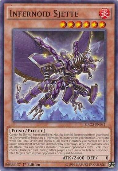Infernoid Sjette Crossed Souls Yu-Gi-Oh! card