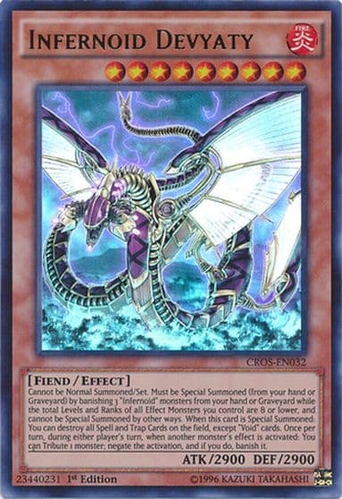 Infernoid Devyaty Crossed Souls Yu-Gi-Oh! card