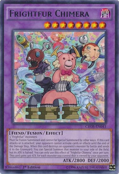 Frightfur Chimera Crossed Souls Yu-Gi-Oh! card
