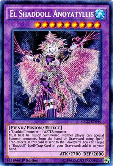 El Shaddoll Anoyatyllis Crossed Souls Yu-Gi-Oh! card
