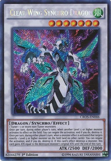 Clear Wing Synchro Dragon Crossed Souls Yu-Gi-Oh! card