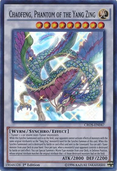 Chaofeng Phantom of the Yang Zing Crossed Souls Yu-Gi-Oh! card