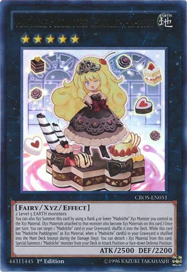 Madolche Puddingcess Chocolat a la Mode Crossed Souls Yu-Gi-Oh! card