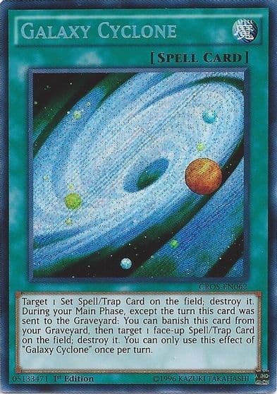 Galaxy Cyclone Crossed Souls Yu-Gi-Oh! card