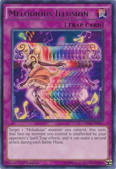 Melodious Illusion Crossed Souls Yu-Gi-Oh! card