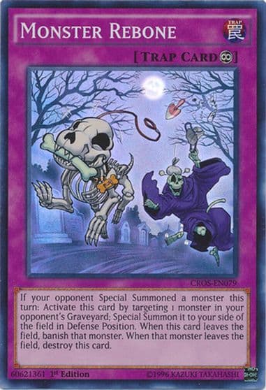 Monster Rebone Crossed Souls Yu-Gi-Oh! card