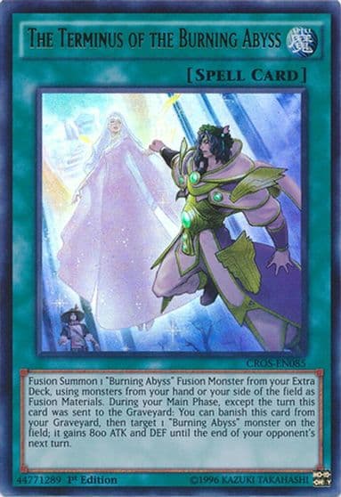 The Terminus of the Burning Abyss Crossed Souls Yu-Gi-Oh! card