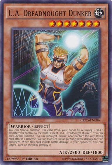 UA Dreadnought Dunker Crossed Souls Yu-Gi-Oh! card