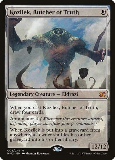 Kozilek Butcher of Truth Modern Masters 2015 Magic card