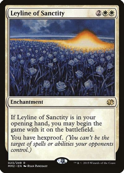 Leyline of Sanctity Modern Masters 2015 Magic card