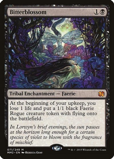 Bitterblossom Modern Masters 2015 Magic card