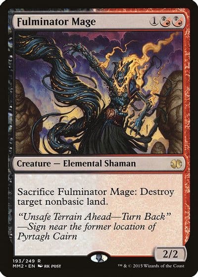 Fulminator Mage Modern Masters 2015 Magic card
