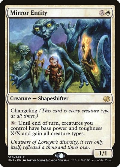 Mirror Entity Modern Masters 2015 Magic card