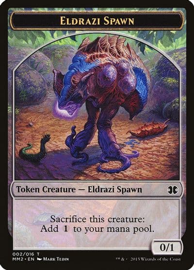 Eldrazi Spawn Token 002 Modern Masters 2015 Magic card