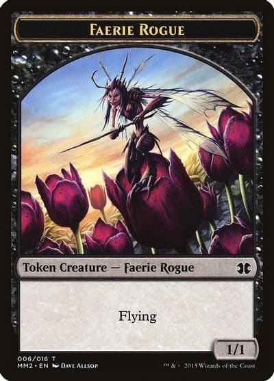 Faerie Rogue Token Modern Masters 2015 Magic card