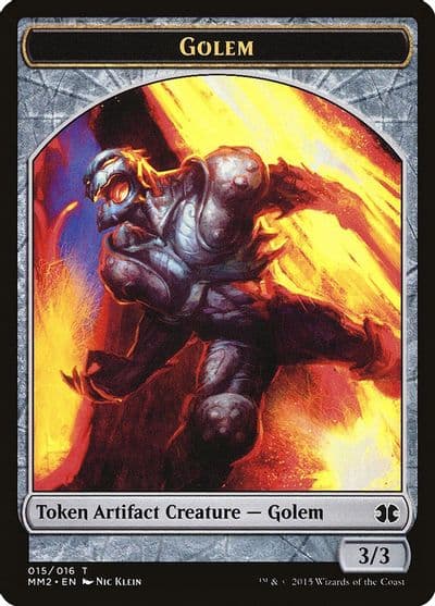 Golem Token Modern Masters 2015 Magic card