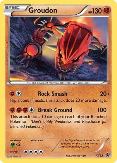 Groudon - XY52 XY Promos Pokemon card