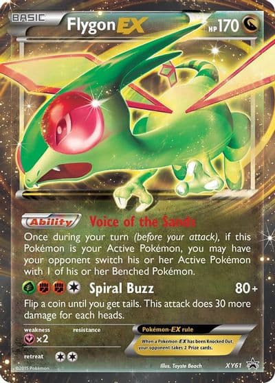 Flygon EX XY Promos Pokemon card