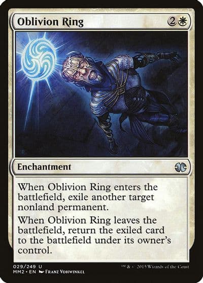Oblivion Ring Modern Masters 2015 Magic card