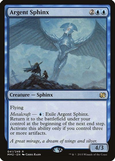 Argent Sphinx Modern Masters 2015 Magic card