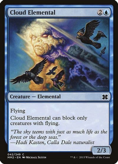 Cloud Elemental Modern Masters 2015 Magic card