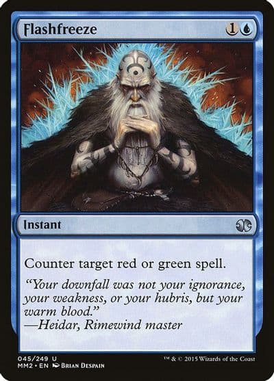 Flashfreeze Modern Masters 2015 Magic card