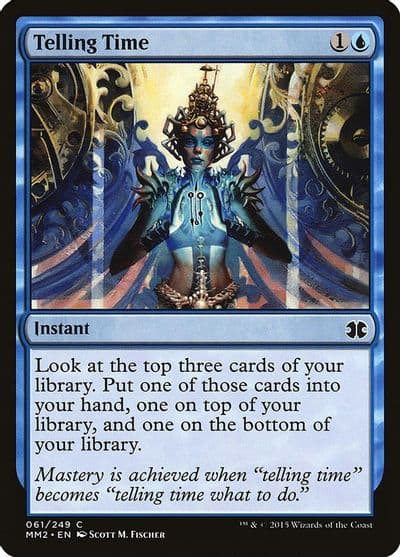 Telling Time Modern Masters 2015 Magic card