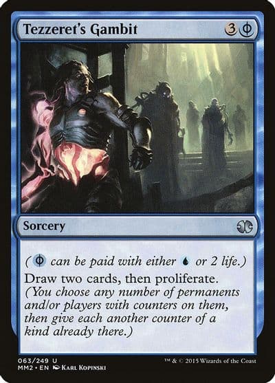 Tezzerets Gambit Modern Masters 2015 Magic card