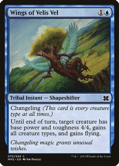Wings of Velis Vel Modern Masters 2015 Magic card