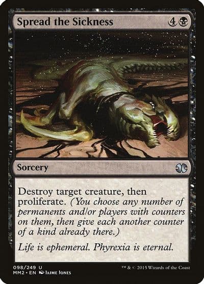 Spread the Sickness Modern Masters 2015 Magic card