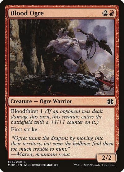Blood Ogre Modern Masters 2015 Magic card