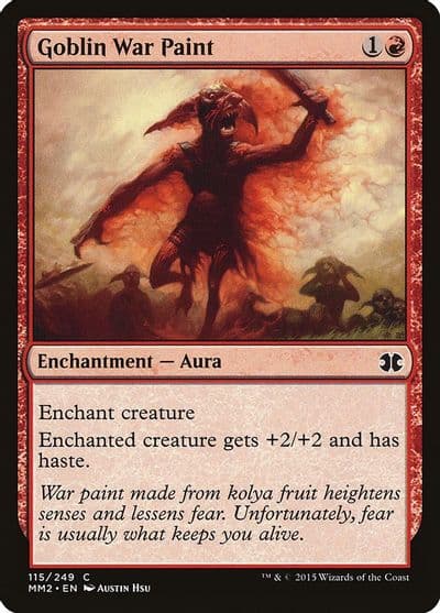 Goblin War Paint Modern Masters 2015 Magic card
