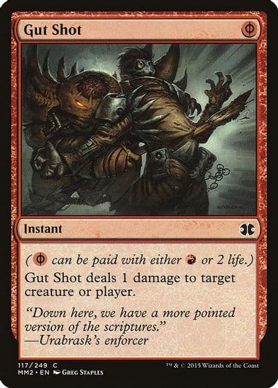 Gut Shot Modern Masters 2015 Magic card