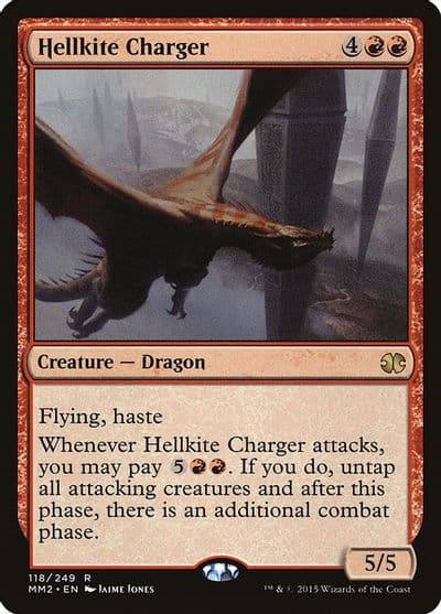 Hellkite Charger Modern Masters 2015 Magic card