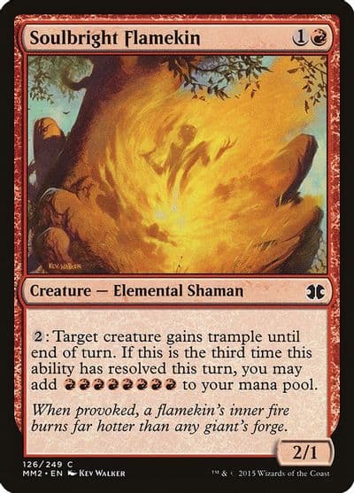 Soulbright Flamekin Modern Masters 2015 Magic card