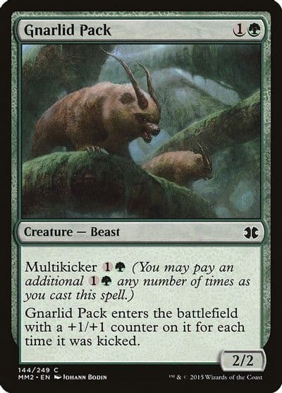 Gnarlid Pack Modern Masters 2015 Magic card