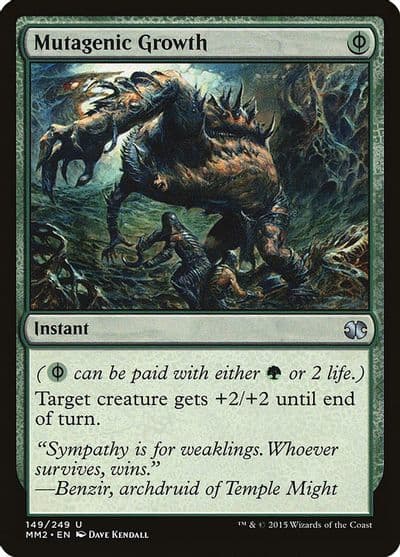 Mutagenic Growth Modern Masters 2015 Magic card