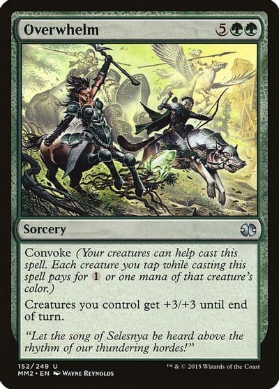Overwhelm Modern Masters 2015 Magic card