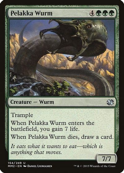 Pelakka Wurm Modern Masters 2015 Magic card