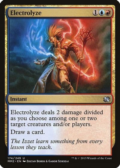 Electrolyze Modern Masters 2015 Magic card