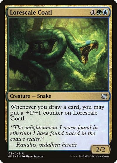 Lorescale Coatl Modern Masters 2015 Magic card
