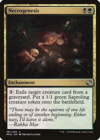Necrogenesis Modern Masters 2015 Magic card