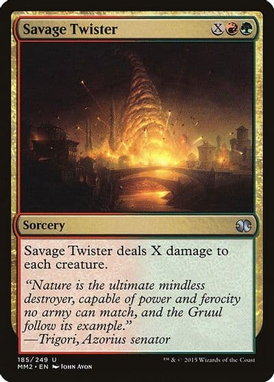 Savage Twister Modern Masters 2015 Magic card
